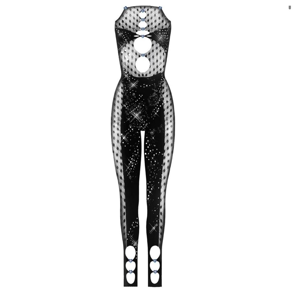 Poster Girl Rhinestone Janice Playsuit